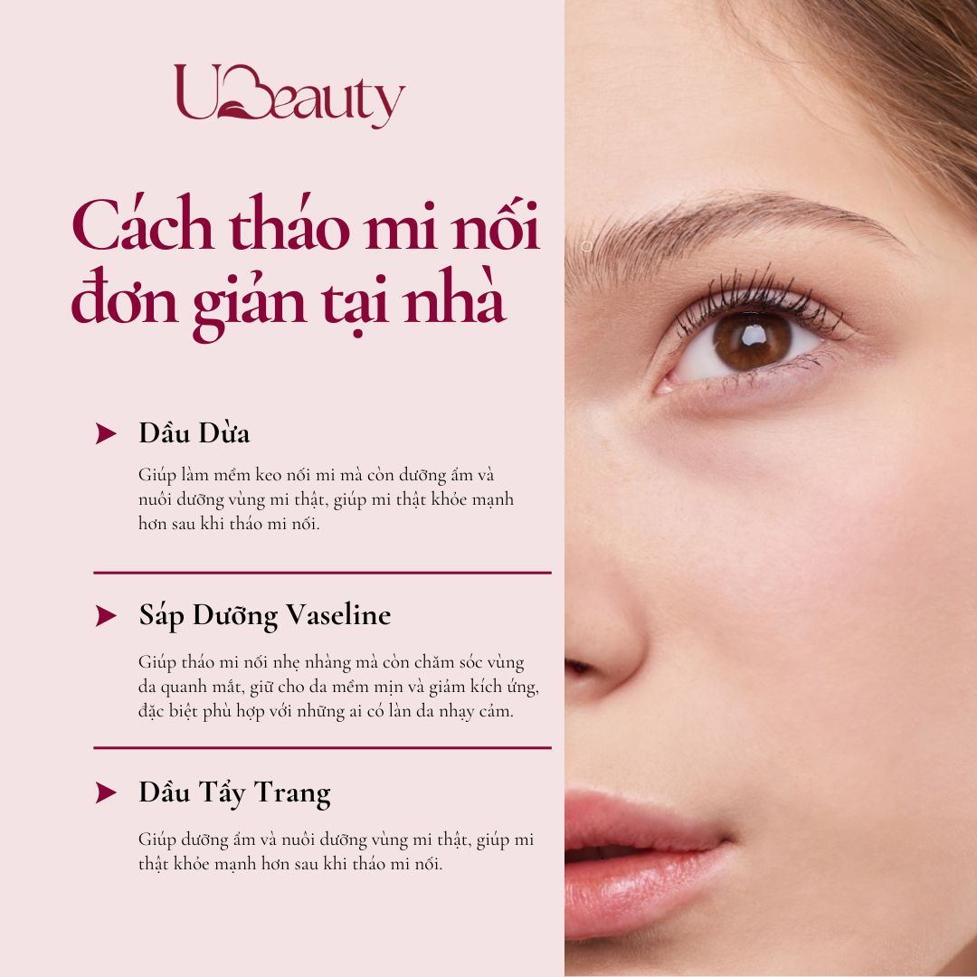 Những Cách Tháo Mi Nối Tại Nhà Đơn Giản Và An Toàn