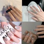 mẫu nail tay mắt mèo