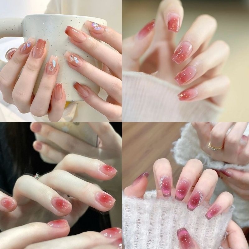 Gợi Ý 35+ Mẫu Nail Tay Sơn Thạch Thanh Lịch, Đáng Yêu