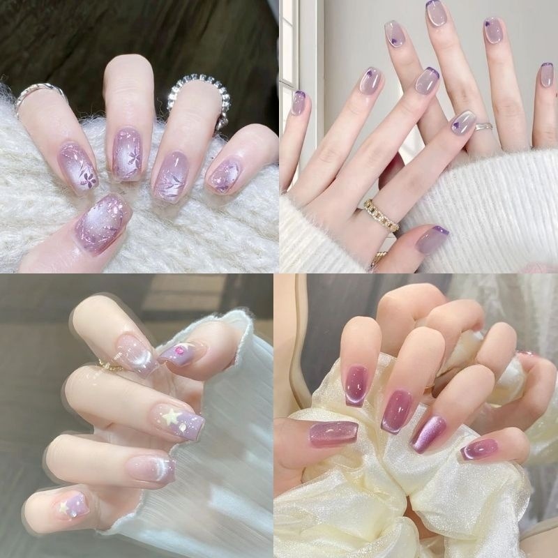 mẫu nail tay sơn thạch