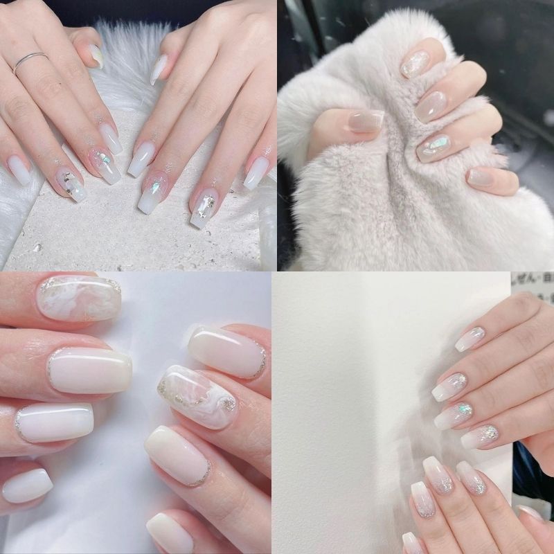 mẫu nail tay sơn thạch