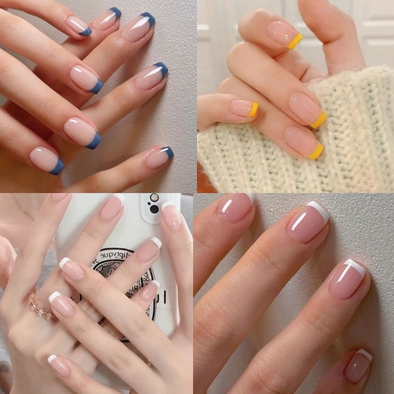 mẫu nail móng ngắn