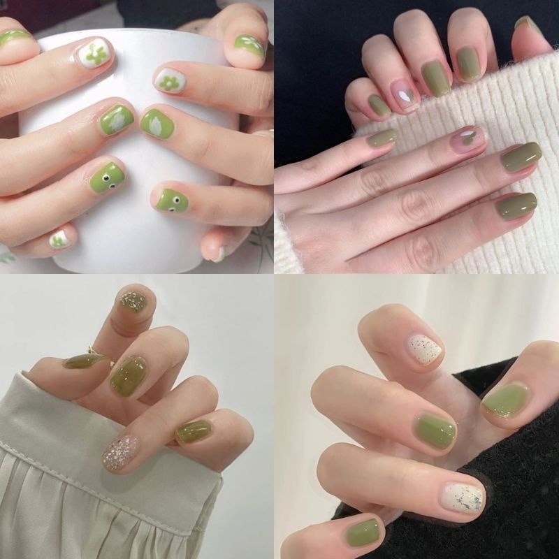 mẫu nail sơn thạch