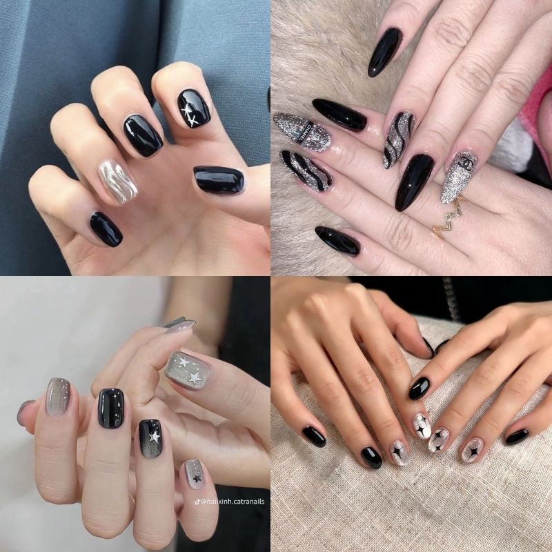 mẫu nail sơn thạch