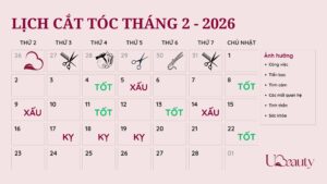 Lịch Cắt Tóc Tháng 2/2026 Chuẩn Bị Đón Tết Bính Ngọ